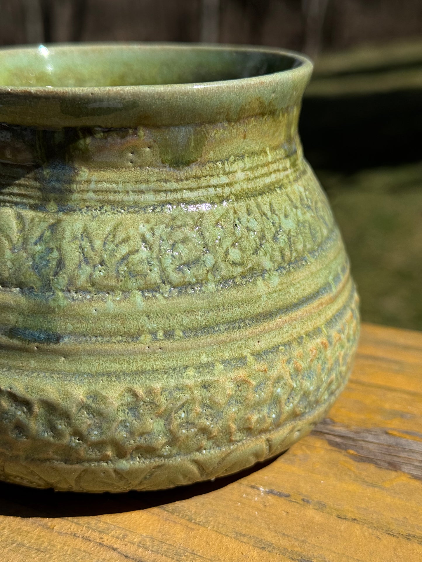 Ancient Jade Carved Vase