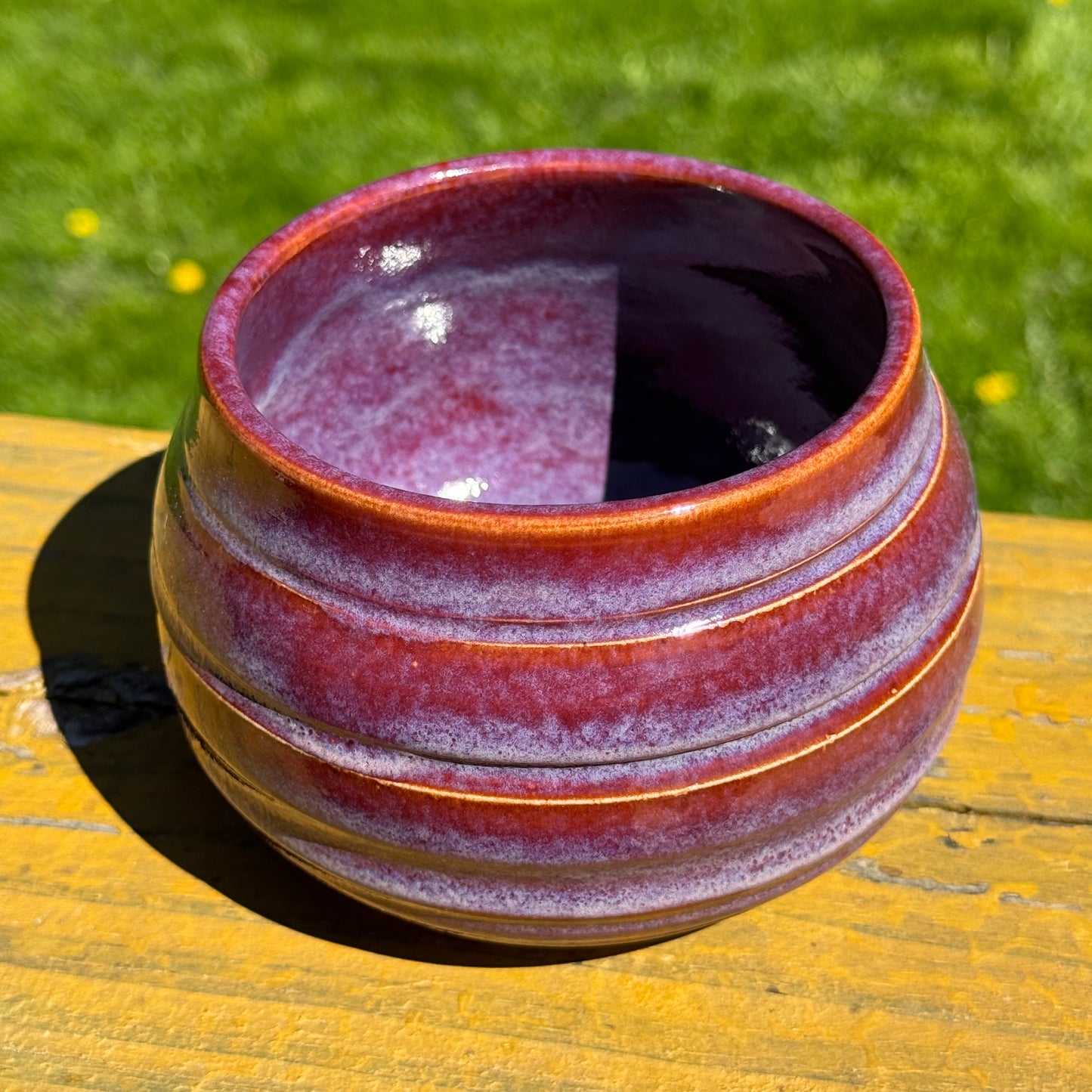 Fiery Lavender Bowl