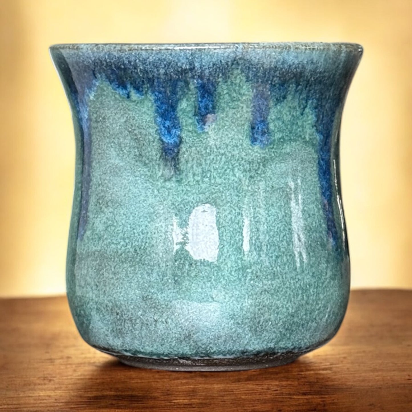 Sea-Foam and Sky Vase