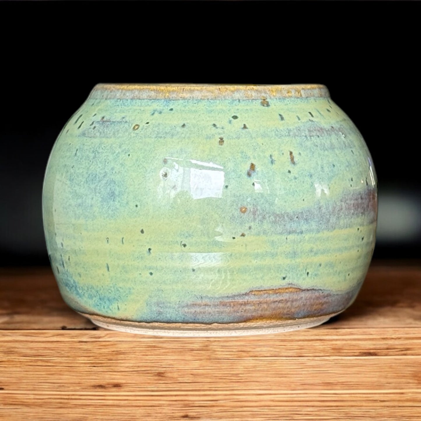 Speckled Turquoise Vase