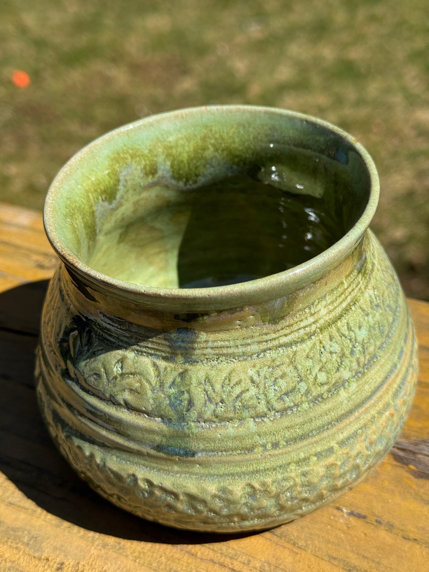 Ancient Jade Carved Vase
