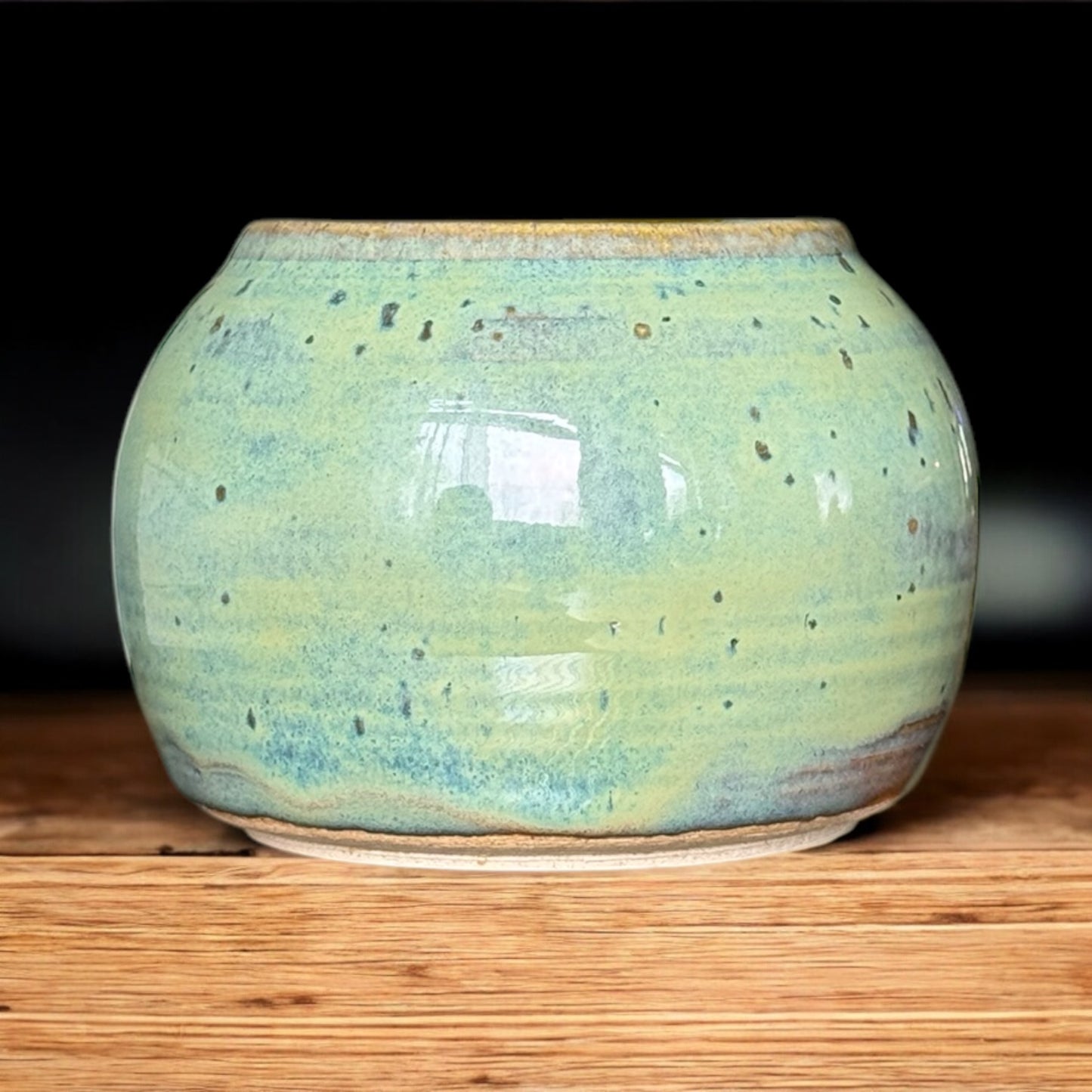 Speckled Turquoise Vase