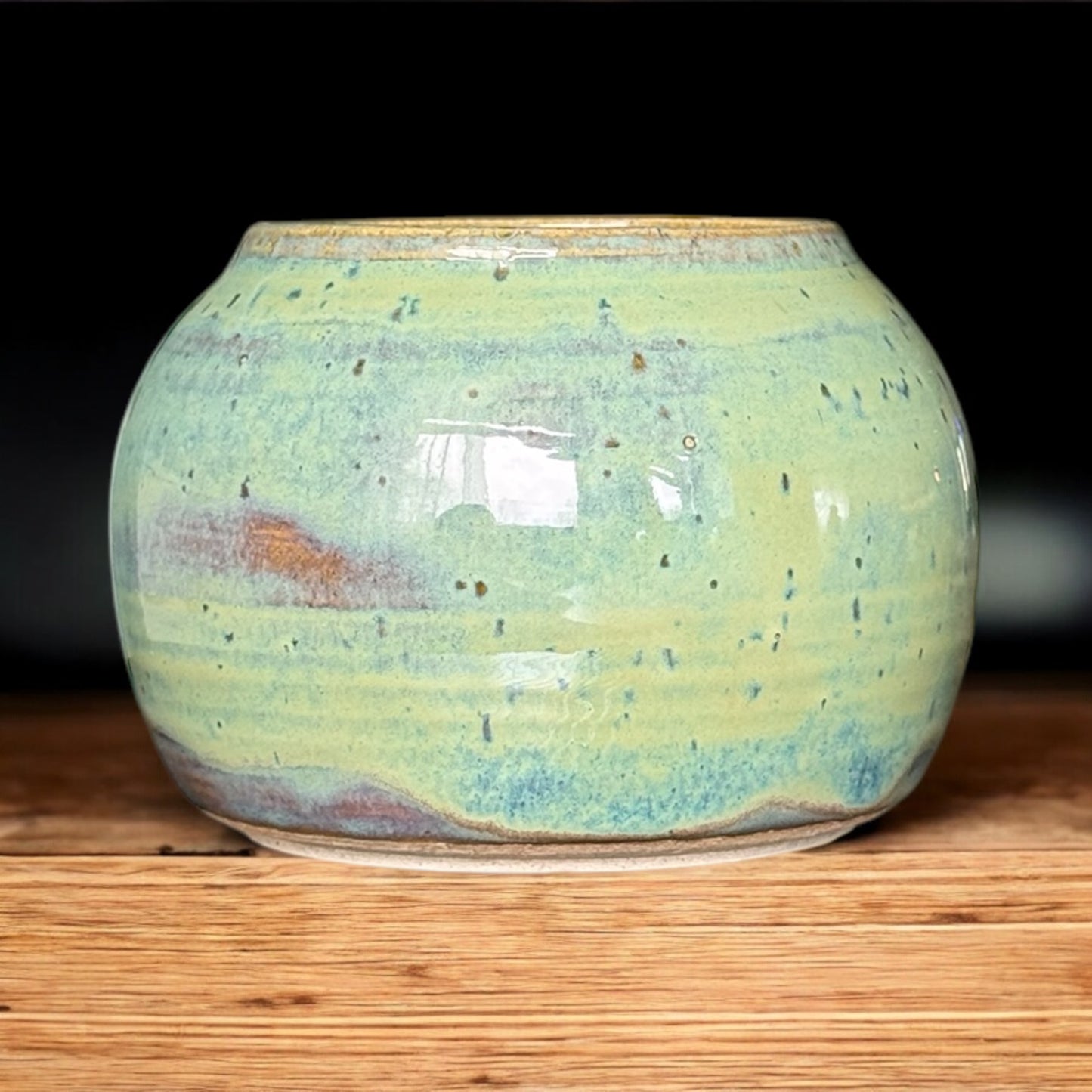 Speckled Turquoise Vase