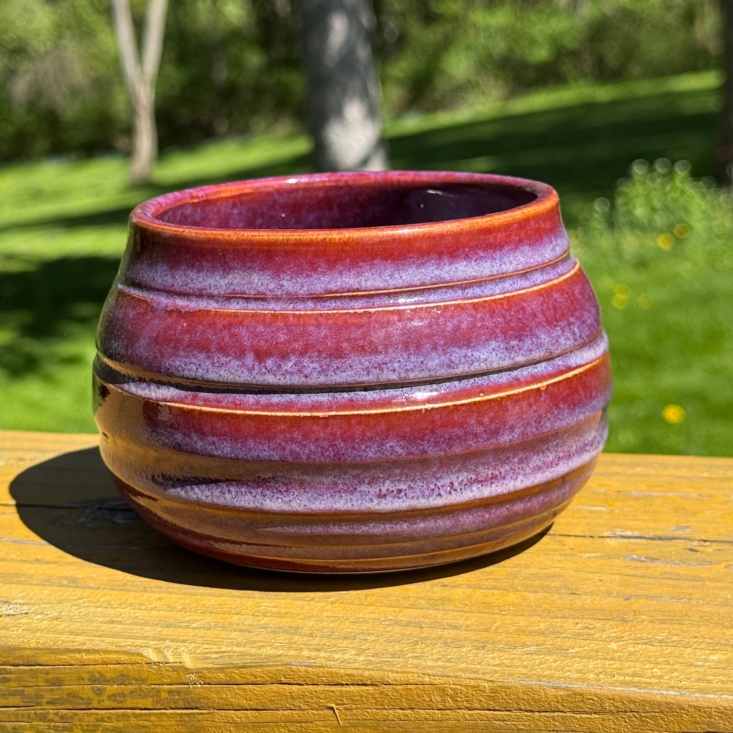 Fiery Lavender Bowl