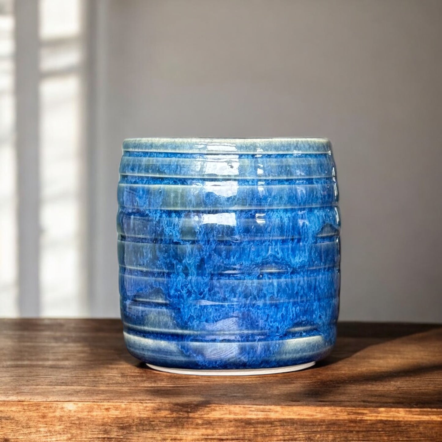 Sapphire Blue Vase