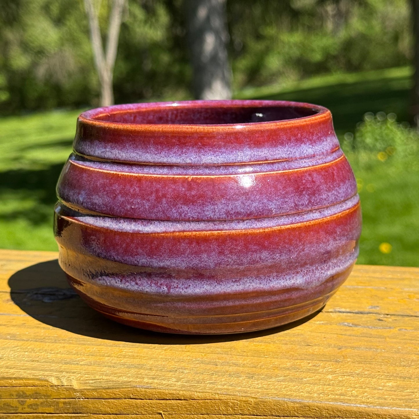 Fiery Lavender Bowl