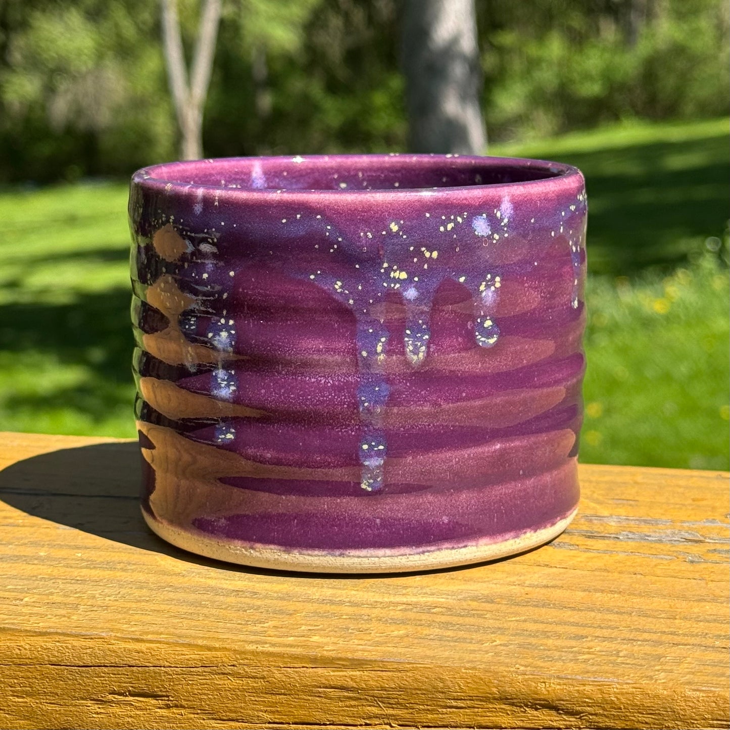Purple Hydrangea Garden Vase