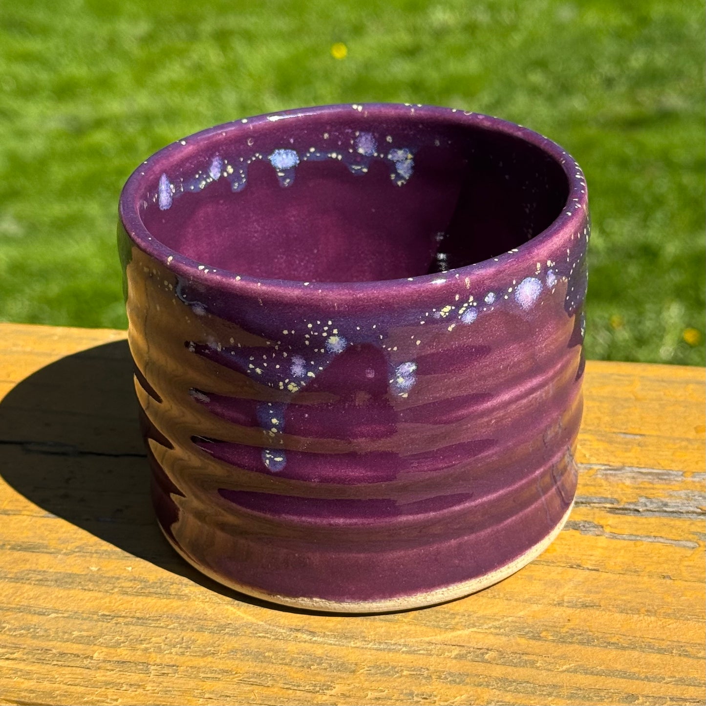 Purple Hydrangea Garden Vase