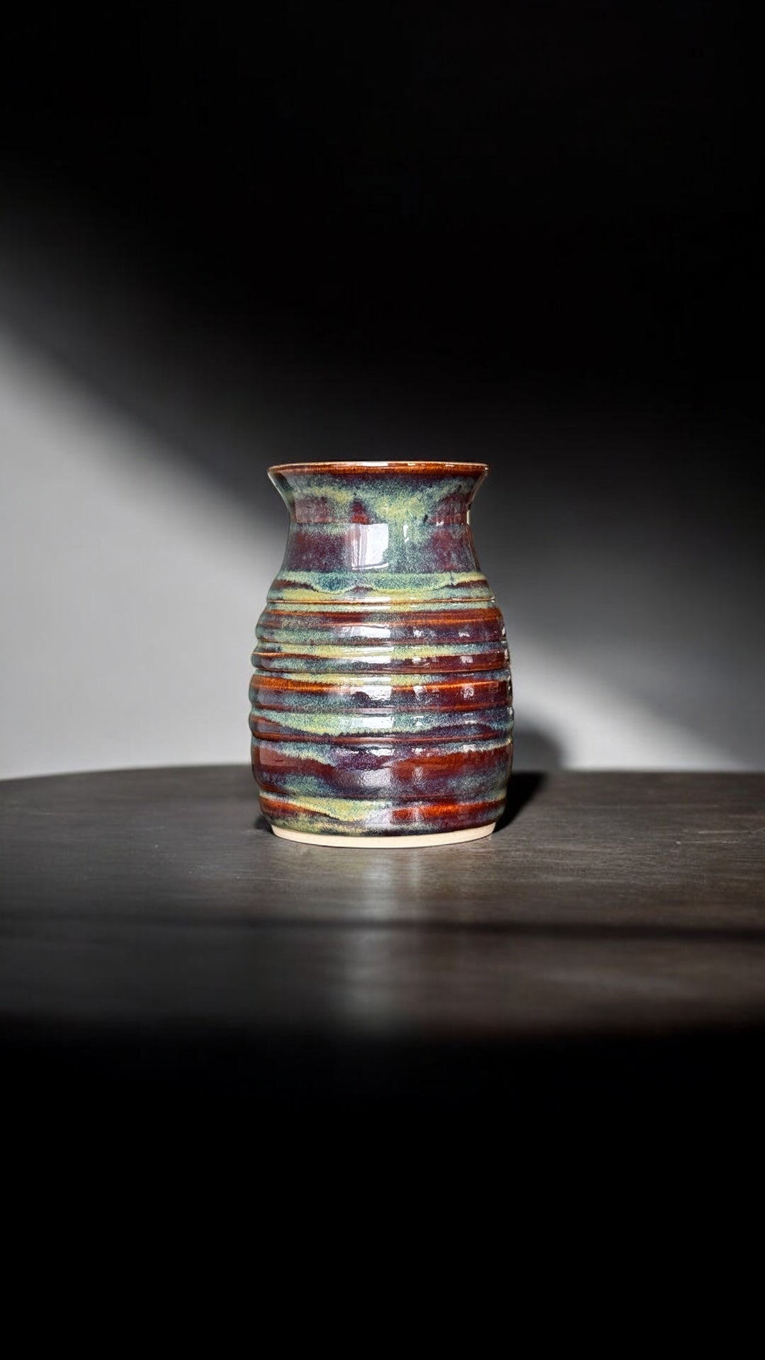 Mossy Brick Vase