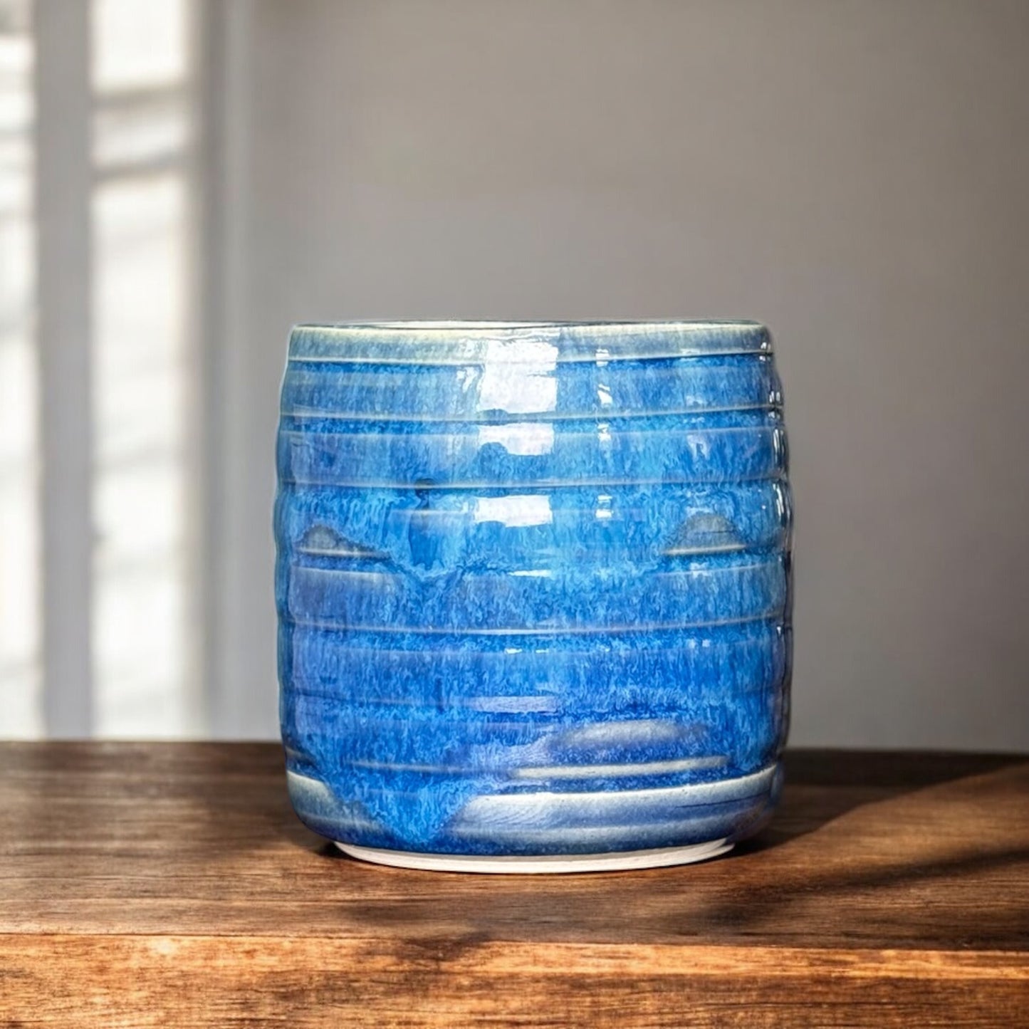 Sapphire Blue Vase