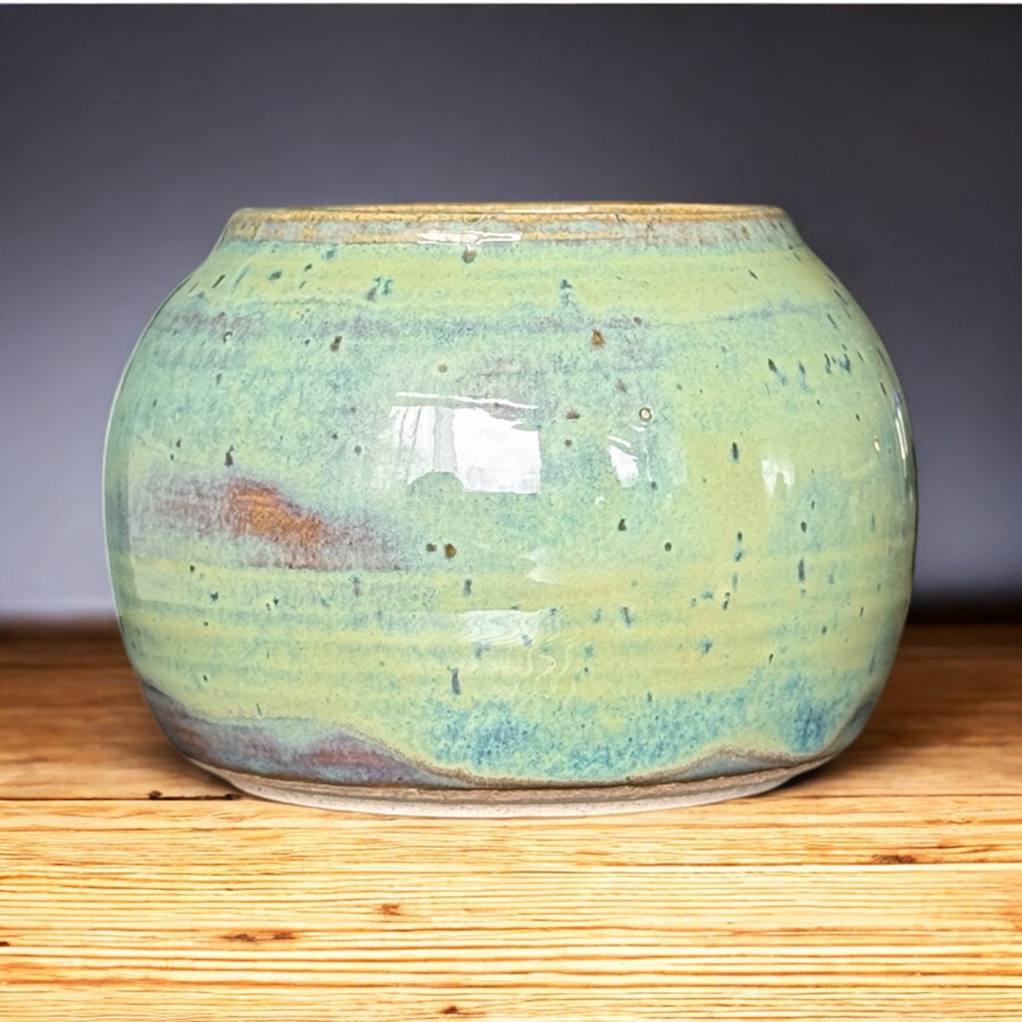 Speckled Turquoise Vase