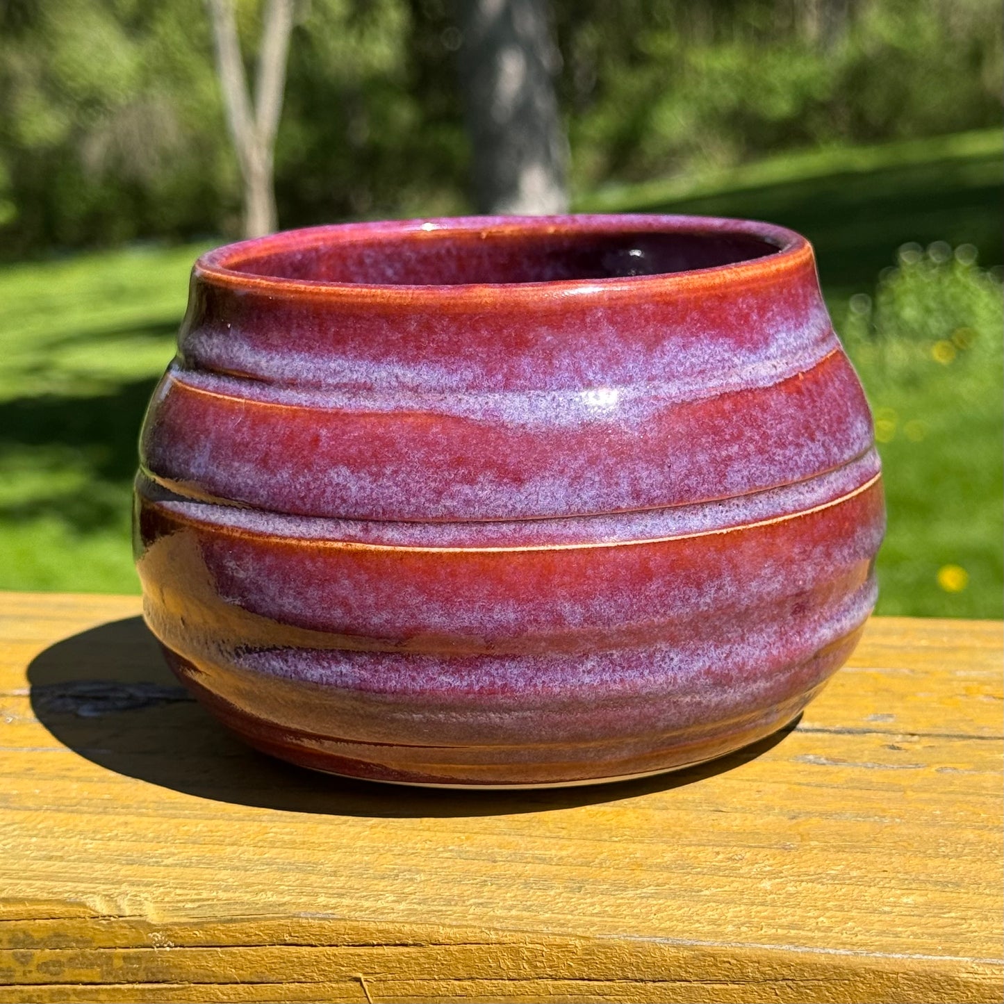 Fiery Lavender Bowl