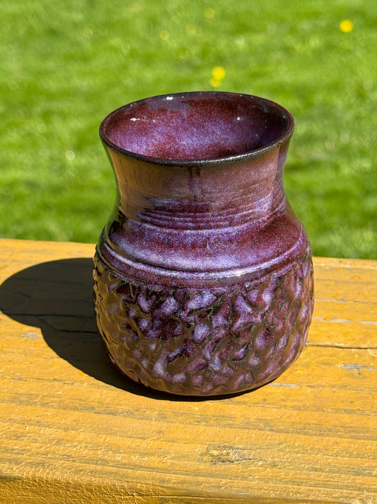 Rich Plum Purple Vase