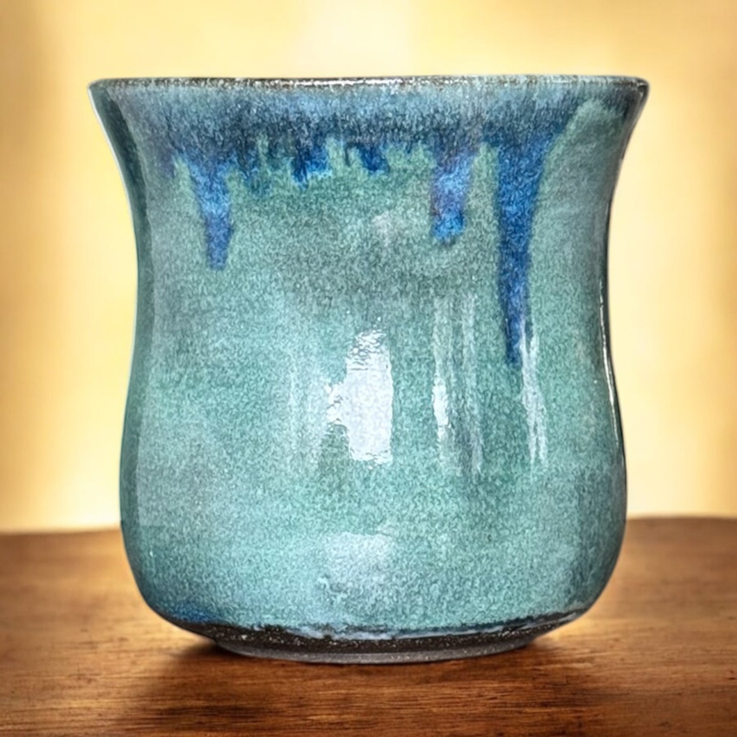 Sea-Foam and Sky Vase