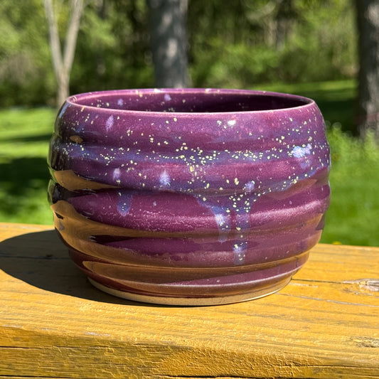 Purple Hydrangea Garden Bowl