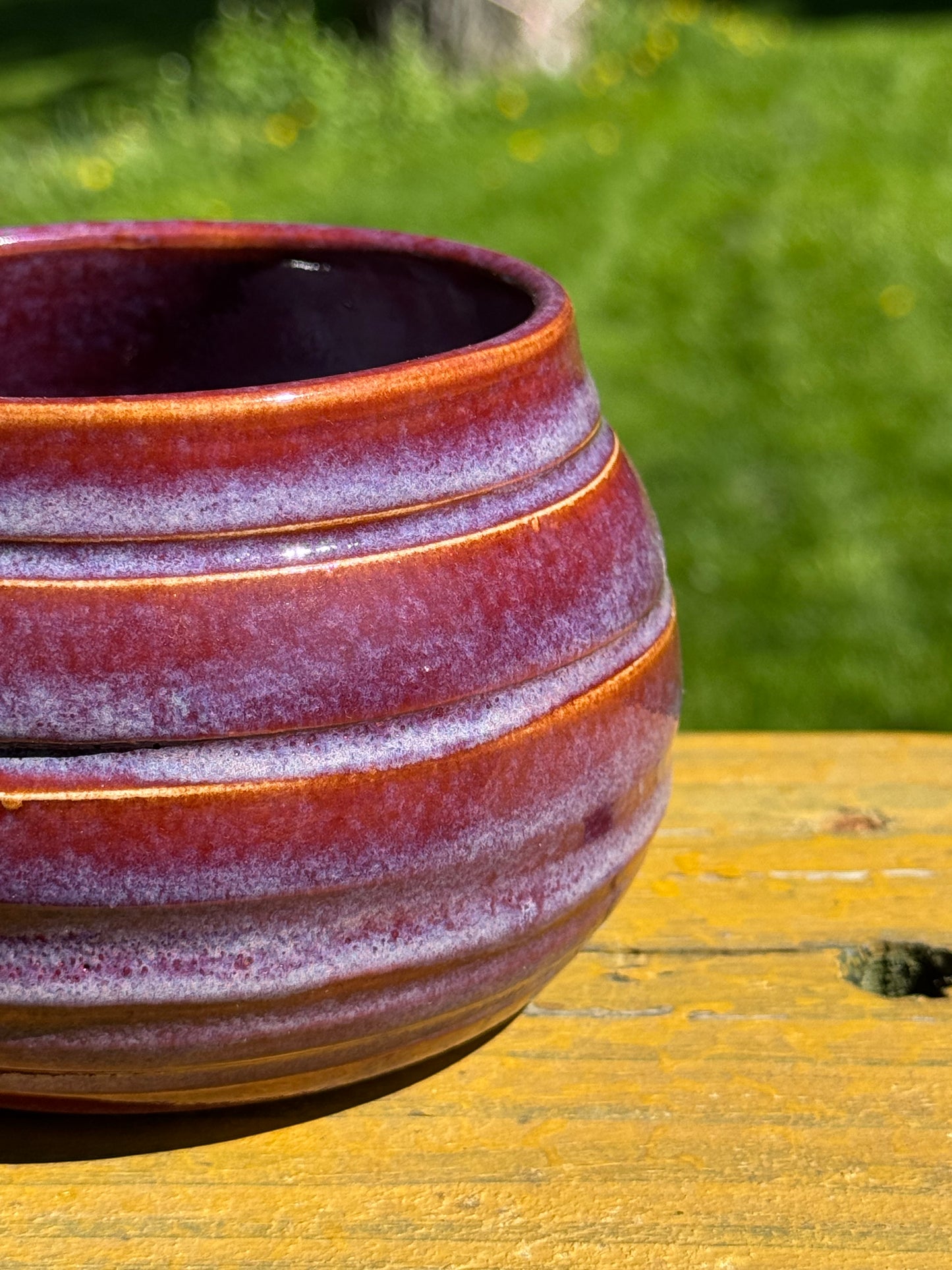 Fiery Lavender Bowl
